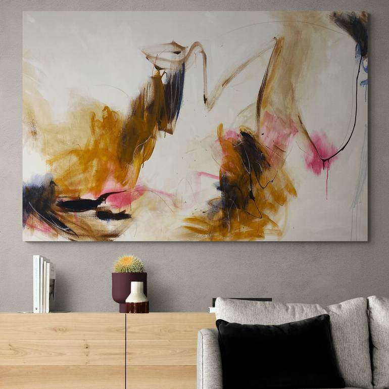 Original Abstract Expressionism Abstract Painting by Cheryl Harrison