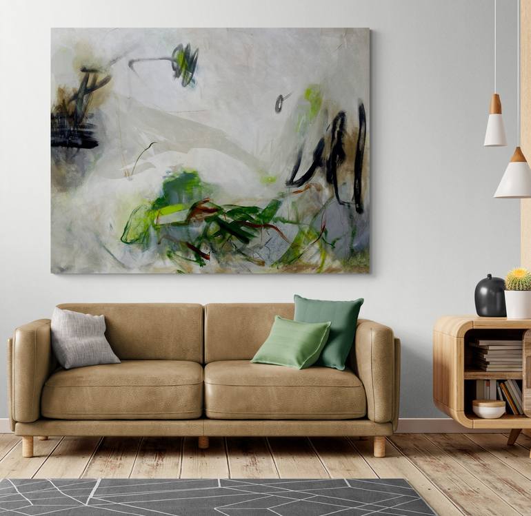 Original Abstract Expressionism Abstract Painting by Cheryl Harrison