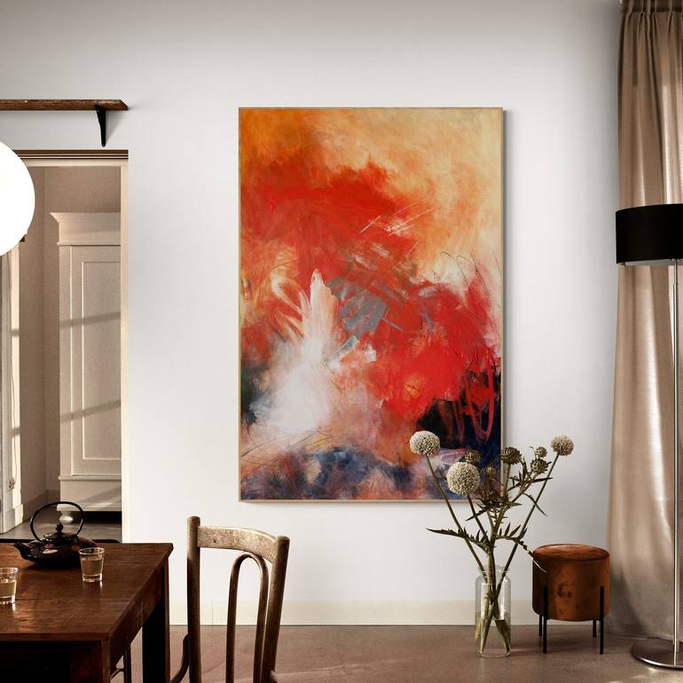 Original Abstract Expressionism Abstract Painting by Cheryl Harrison