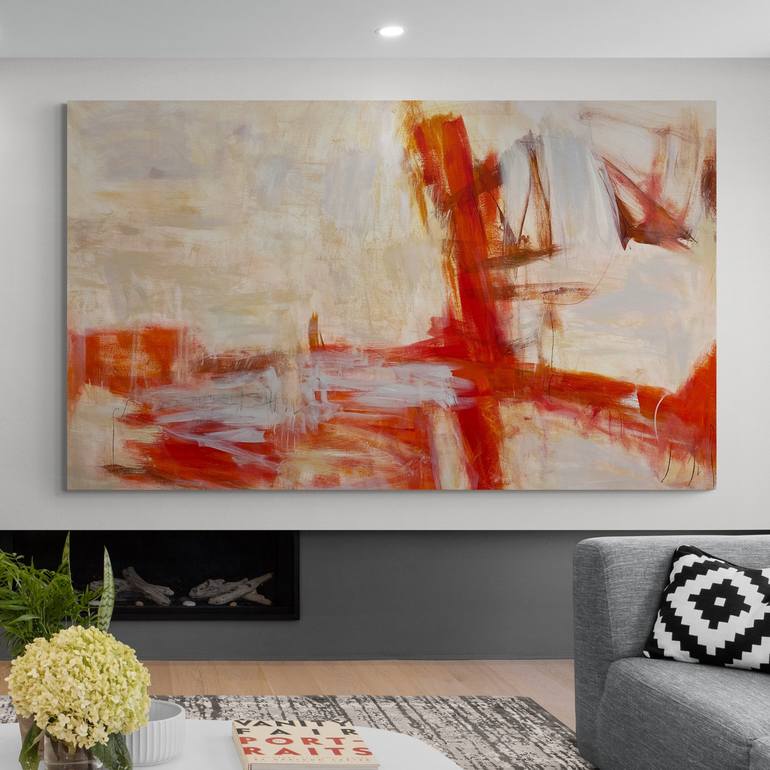 Original Abstract Expressionism Abstract Painting by Cheryl Harrison