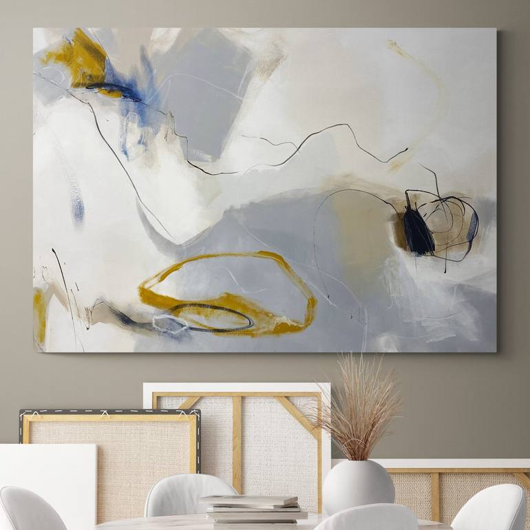 Original Abstract Expressionism Abstract Painting by Cheryl Harrison