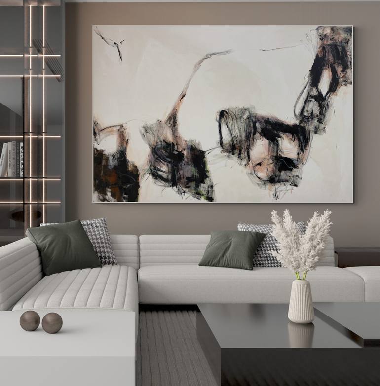 Original Abstract Expressionism Abstract Painting by Cheryl Harrison