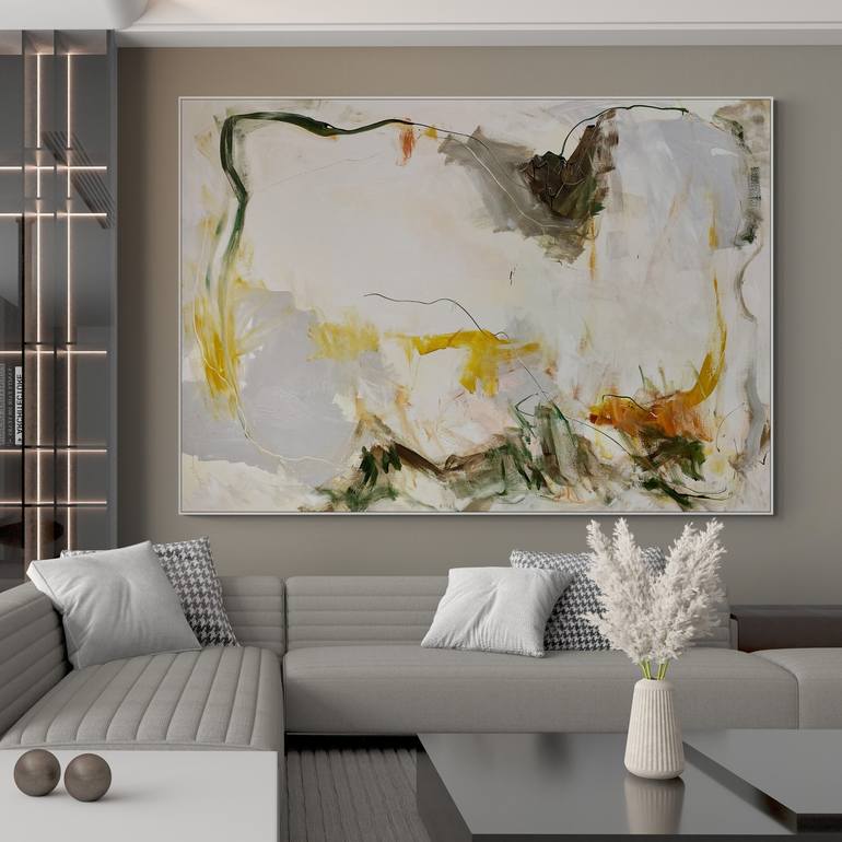 Original Abstract Expressionism Abstract Painting by Cheryl Harrison