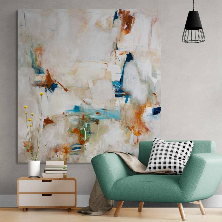 Original Abstract Expressionism Abstract Painting by Cheryl Harrison