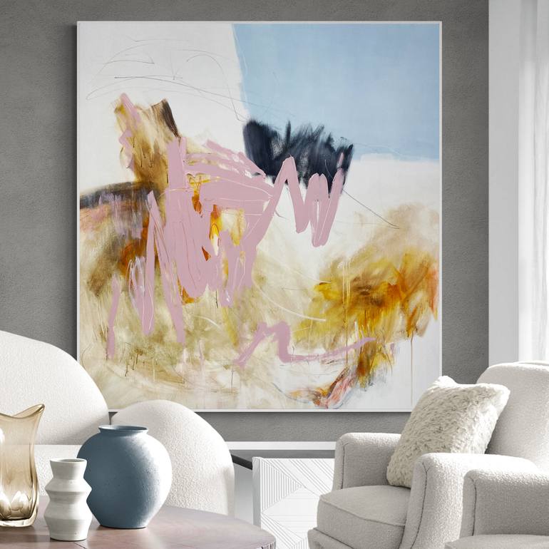 Original Abstract Expressionism Abstract Painting by Cheryl Harrison