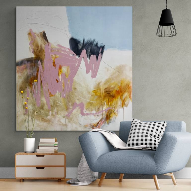 Original Abstract Expressionism Abstract Painting by Cheryl Harrison