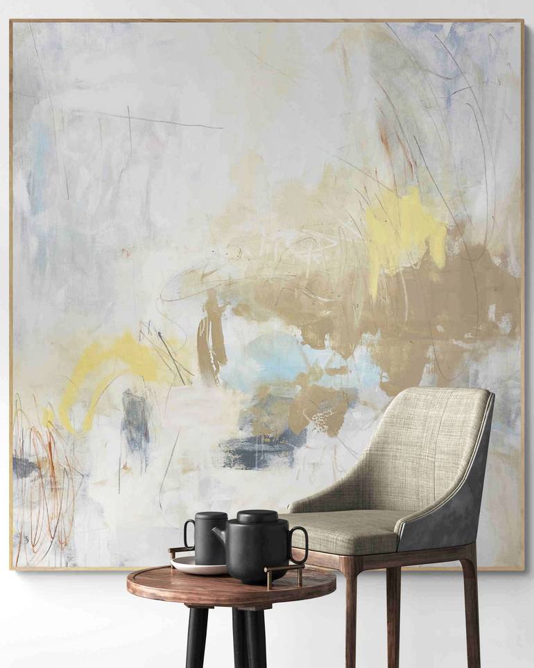 Original Abstract Expressionism Abstract Painting by Cheryl Harrison