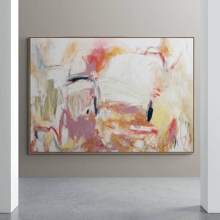 Original Abstract Expressionism Abstract Painting by Cheryl Harrison