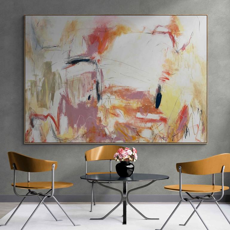 Original Abstract Expressionism Abstract Painting by Cheryl Harrison