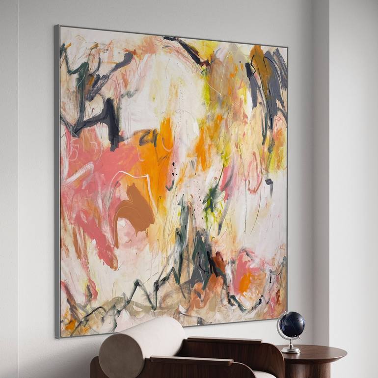 Original Abstract Expressionism Abstract Painting by Cheryl Harrison