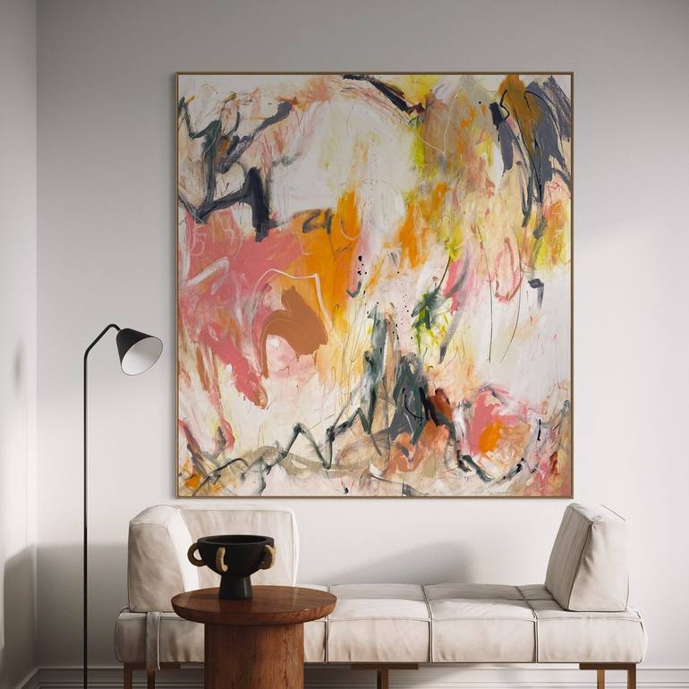 Original Abstract Expressionism Abstract Painting by Cheryl Harrison