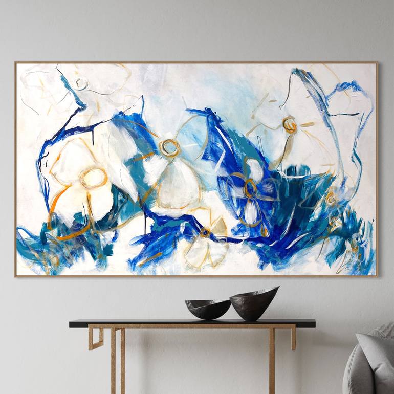 Original Abstract Expressionism Abstract Painting by Cheryl Harrison