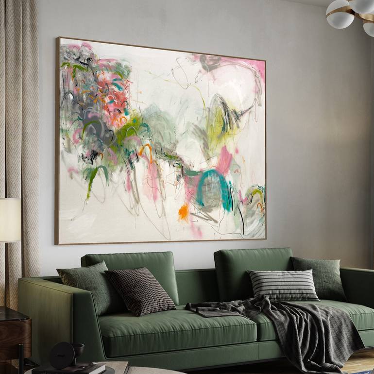 Original Abstract Expressionism Abstract Painting by Cheryl Harrison