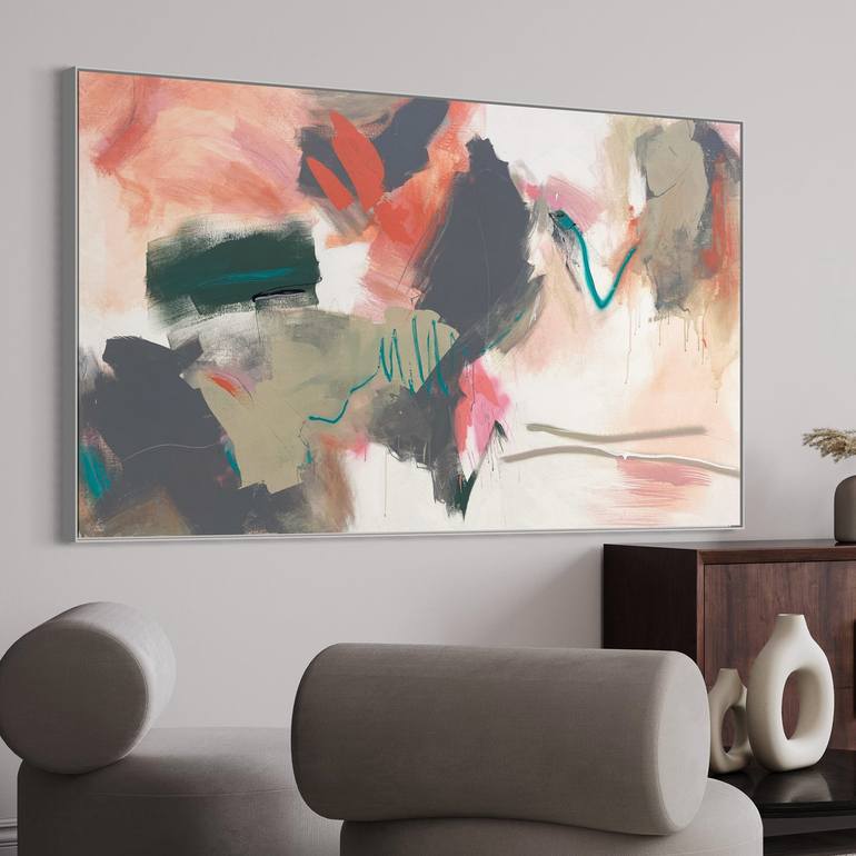 Original Abstract Expressionism Abstract Painting by Cheryl Harrison