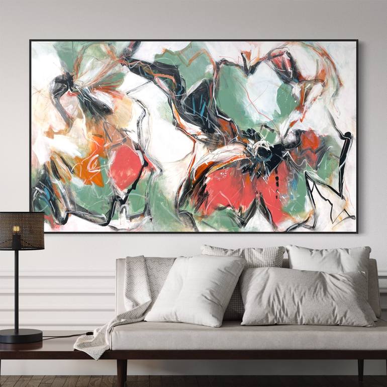 Original Abstract Expressionism Abstract Painting by Cheryl Harrison