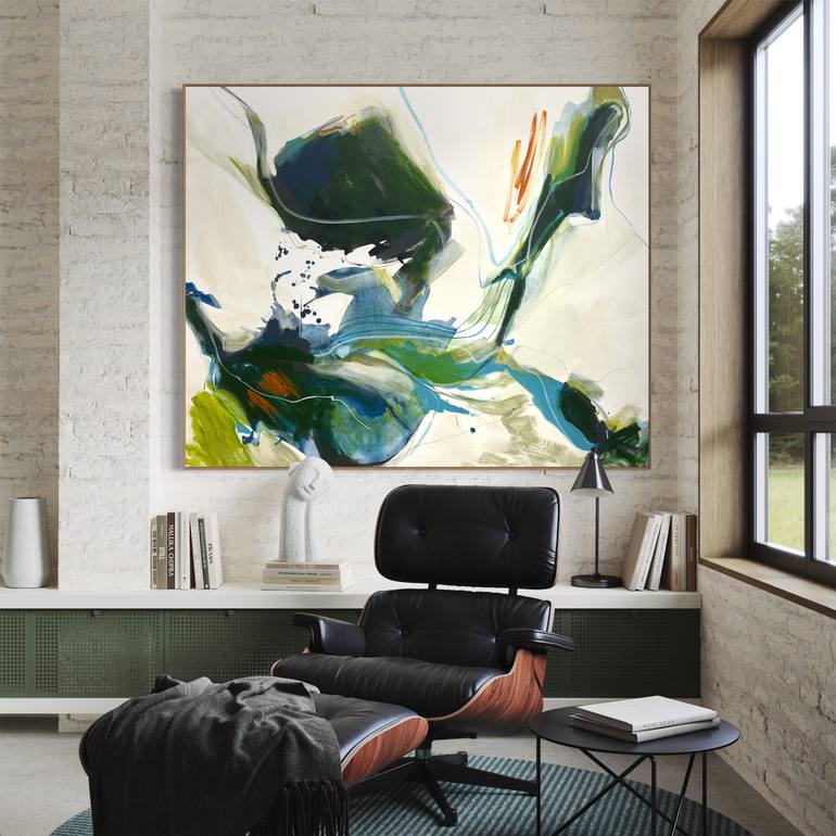 Original Abstract Expressionism Abstract Painting by Cheryl Harrison