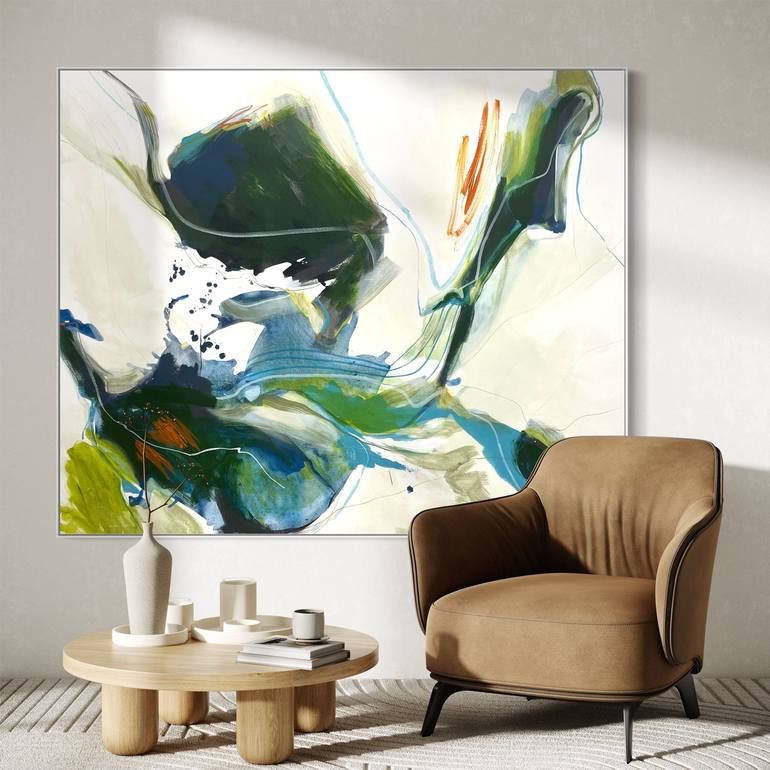 Original Abstract Expressionism Abstract Painting by Cheryl Harrison