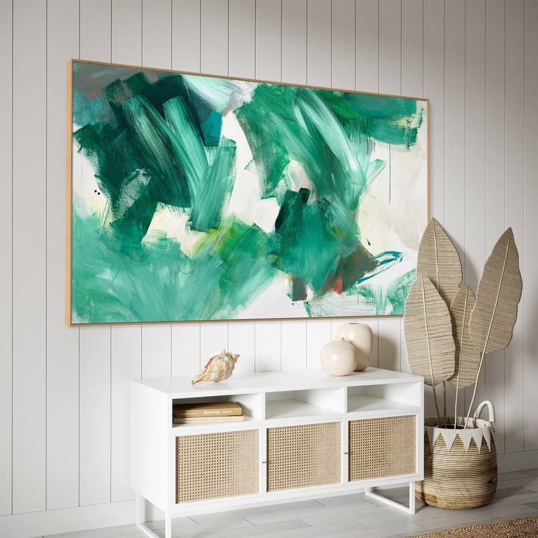 Original Abstract Expressionism Abstract Painting by Cheryl Harrison