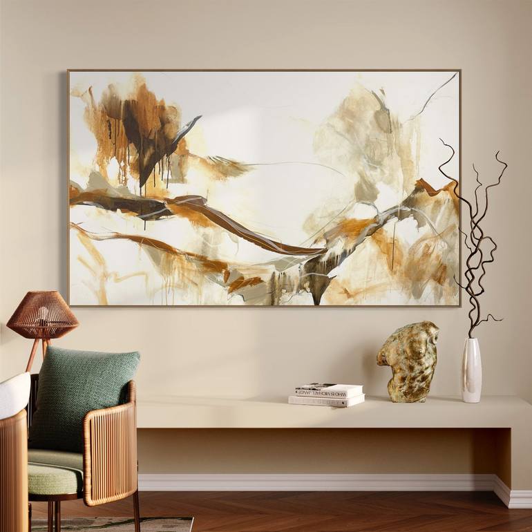 Original Abstract Expressionism Abstract Painting by Cheryl Harrison