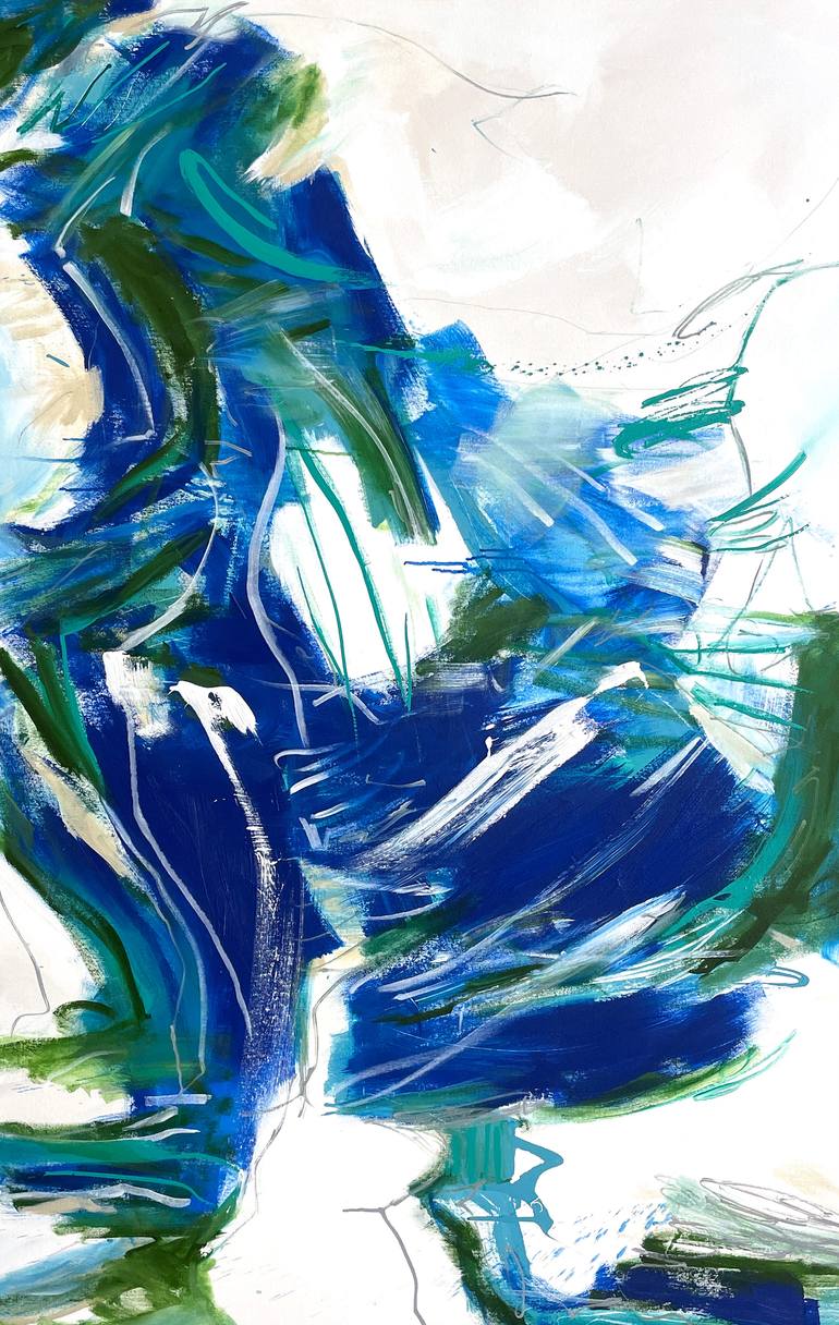 Original Abstract Expressionism Abstract Painting by Cheryl Harrison