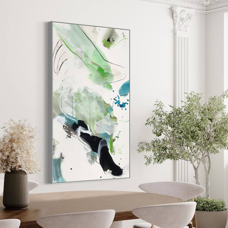 Original Abstract Expressionism Abstract Painting by Cheryl Harrison