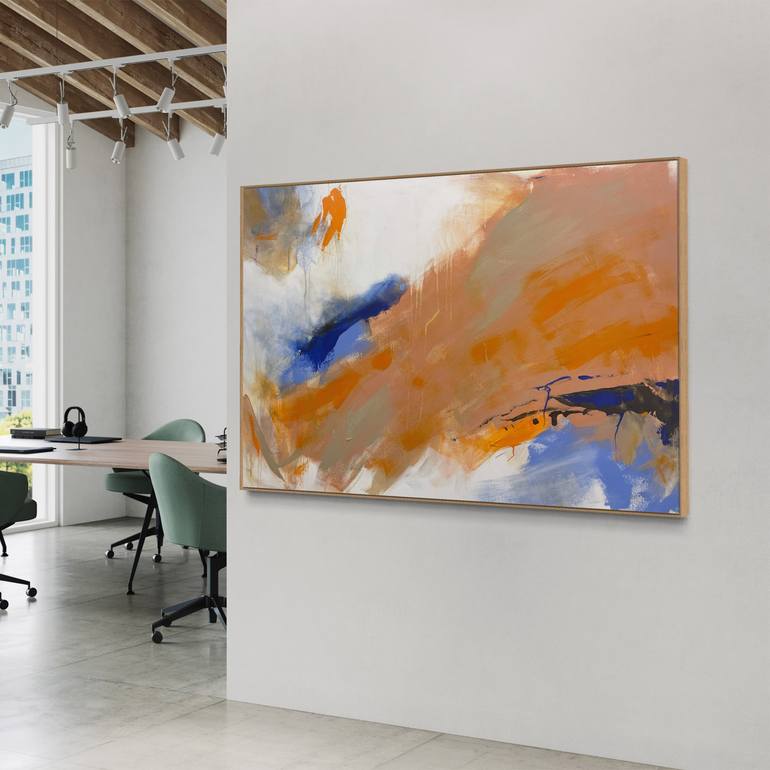 Original Abstract Expressionism Abstract Painting by Cheryl Harrison