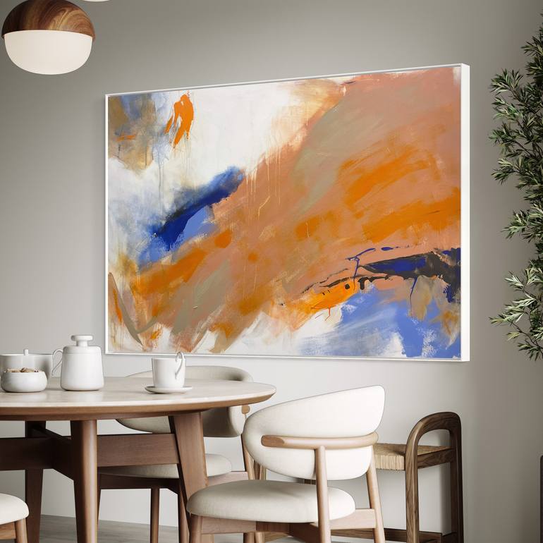 Original Abstract Expressionism Abstract Painting by Cheryl Harrison