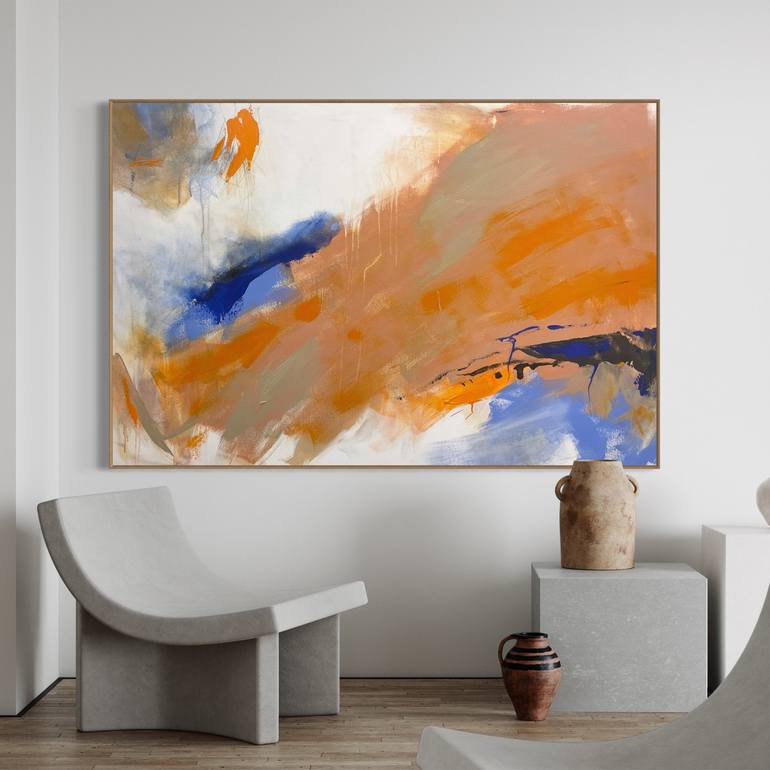 Original Abstract Expressionism Abstract Painting by Cheryl Harrison