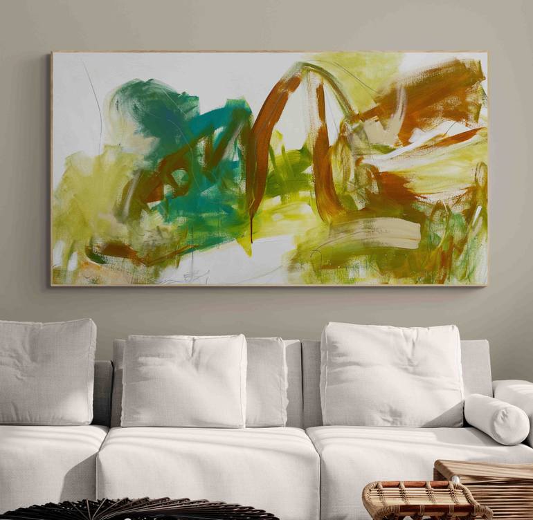 Original Abstract Expressionism Abstract Painting by Cheryl Harrison