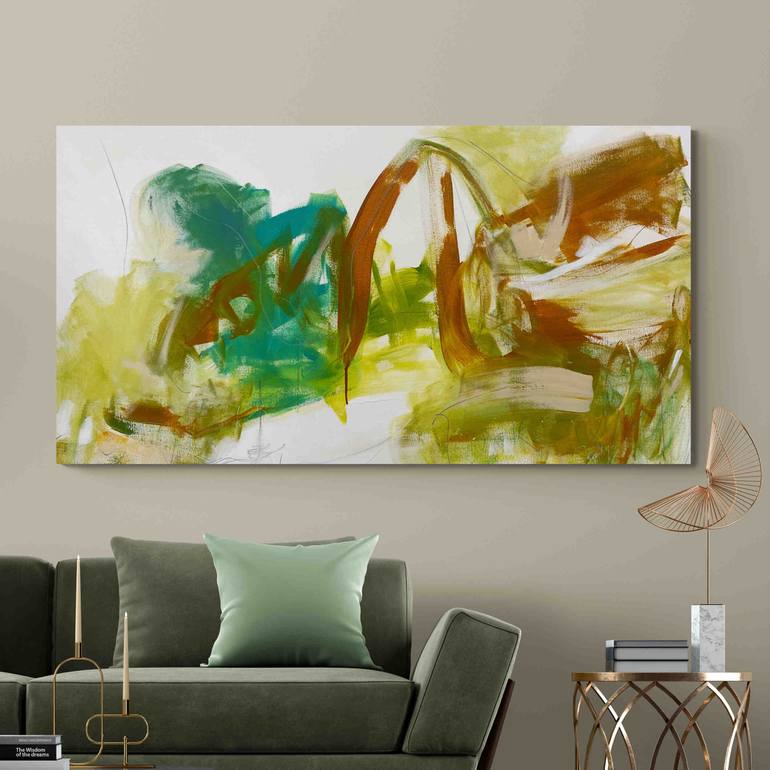 Original Abstract Expressionism Abstract Painting by Cheryl Harrison
