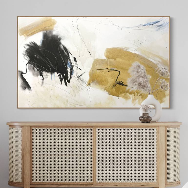 Original Abstract Expressionism Abstract Painting by Cheryl Harrison