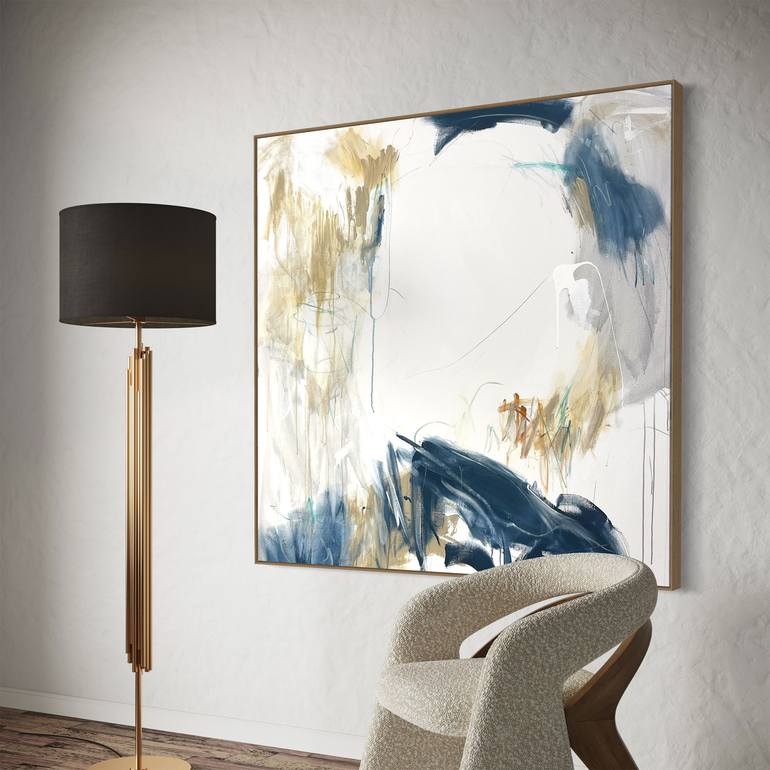 Original Abstract Expressionism Abstract Painting by Cheryl Harrison