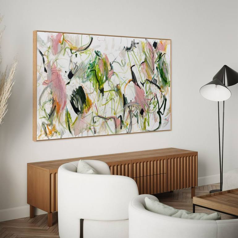 Original Abstract Expressionism Abstract Painting by Cheryl Harrison
