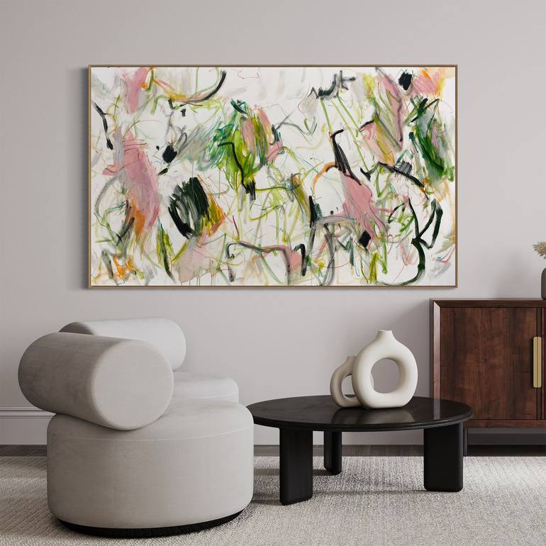 Original Abstract Expressionism Abstract Painting by Cheryl Harrison