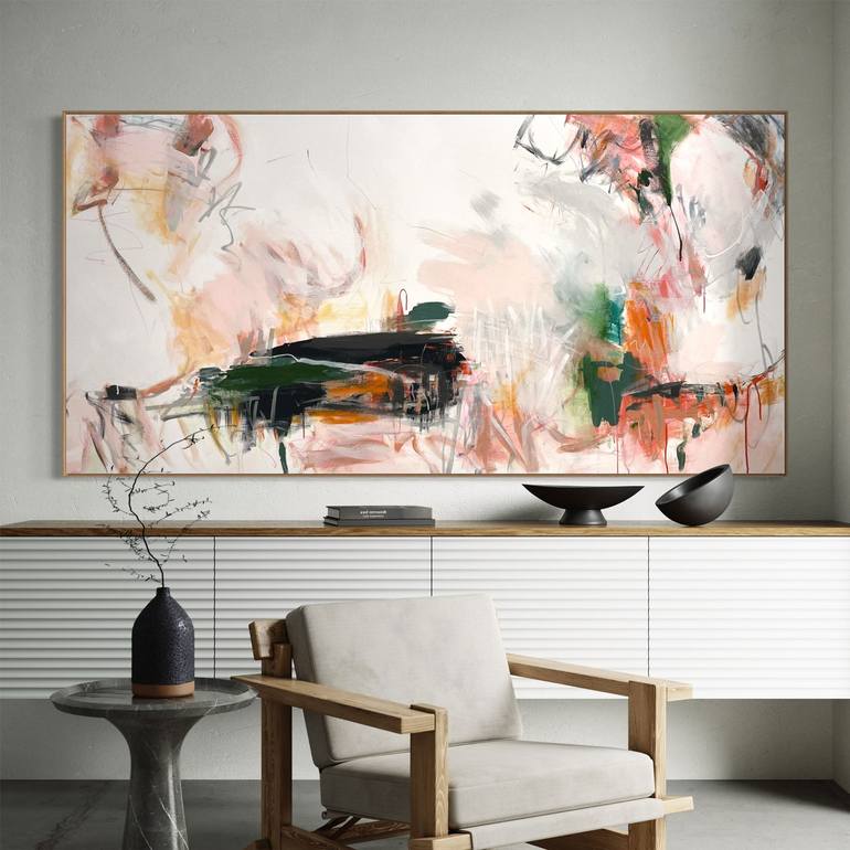 Original Abstract Expressionism Abstract Painting by Cheryl Harrison