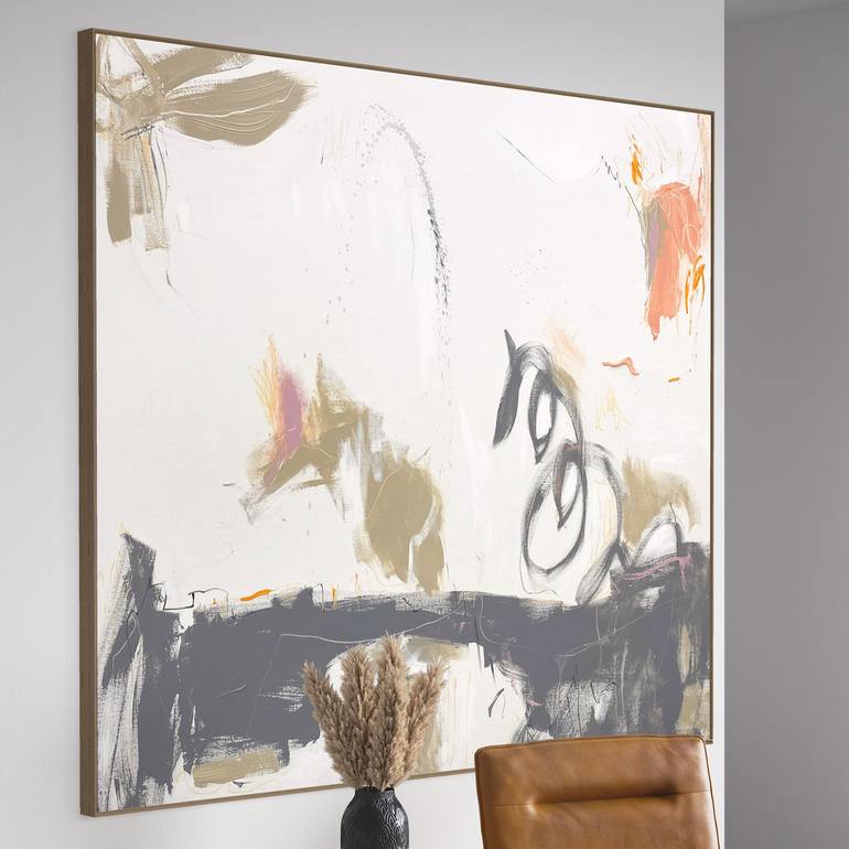 Original Abstract Expressionism Abstract Painting by Cheryl Harrison