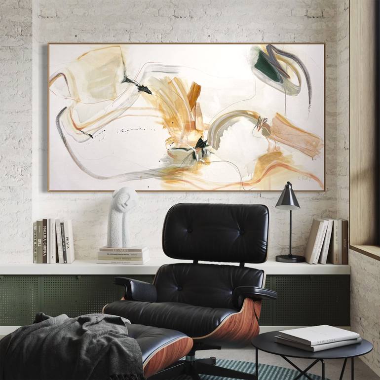 Original Abstract Expressionism Abstract Painting by Cheryl Harrison