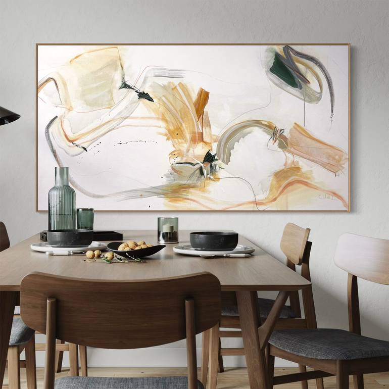 Original Abstract Expressionism Abstract Painting by Cheryl Harrison