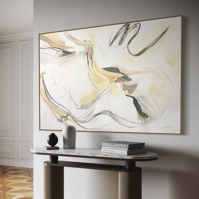 Original Abstract Expressionism Abstract Painting by Cheryl Harrison