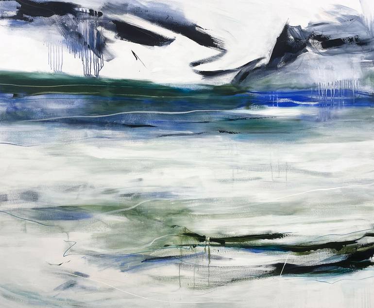 Original Abstract Expressionism Abstract Painting by Cheryl Harrison