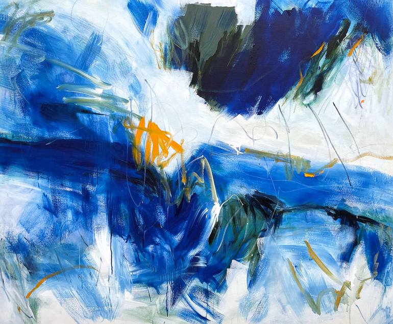 Original Abstract Expressionism Abstract Painting by Cheryl Harrison