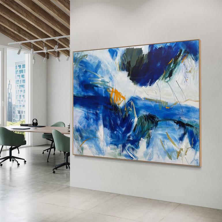 Original Abstract Expressionism Abstract Painting by Cheryl Harrison