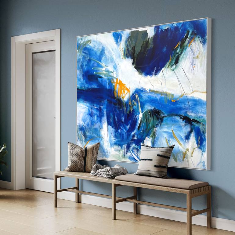 Original Abstract Expressionism Abstract Painting by Cheryl Harrison