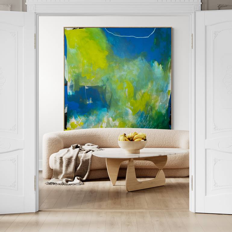 Original Abstract Expressionism Abstract Painting by Cheryl Harrison