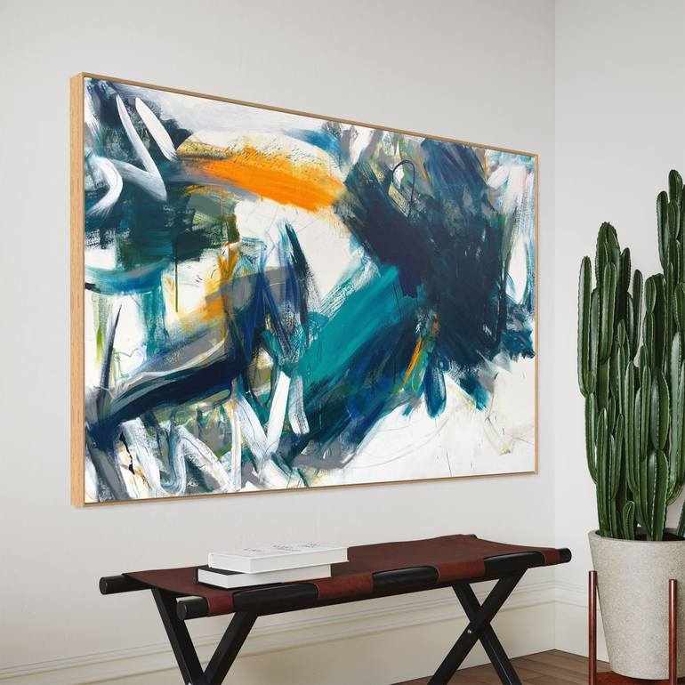 Original Abstract Expressionism Abstract Painting by Cheryl Harrison