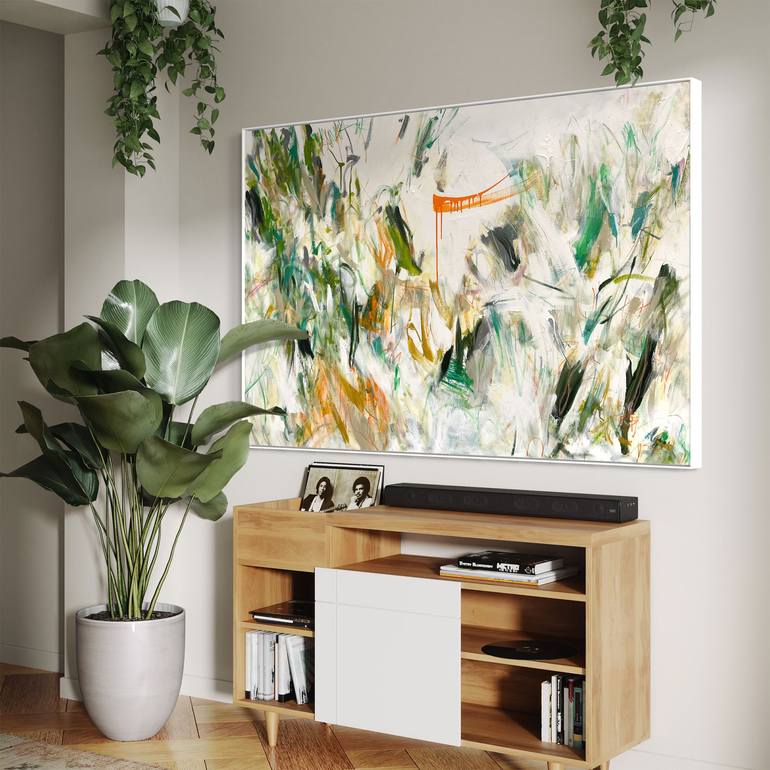 Original Abstract Expressionism Abstract Painting by Cheryl Harrison