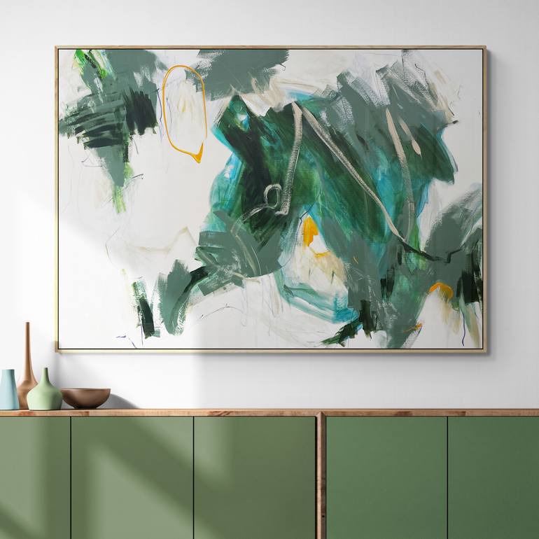 Original Abstract Expressionism Abstract Painting by Cheryl Harrison