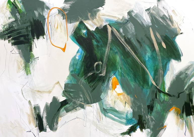 Original Abstract Expressionism Abstract Painting by Cheryl Harrison