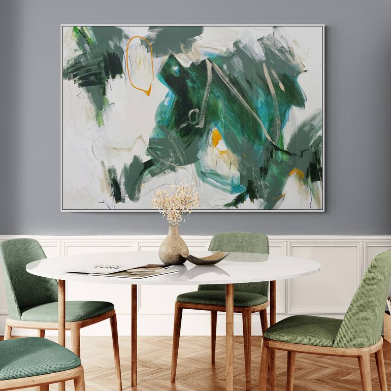 Original Abstract Expressionism Abstract Painting by Cheryl Harrison