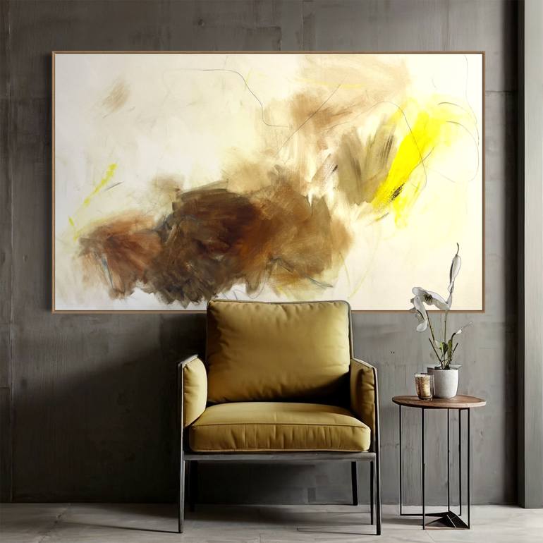 Original Abstract Expressionism Abstract Painting by Cheryl Harrison